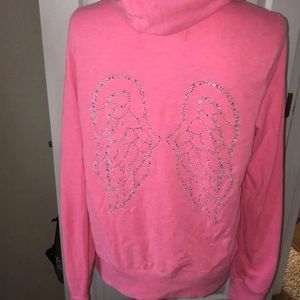 Victoria's Secret pink angel wings sweater